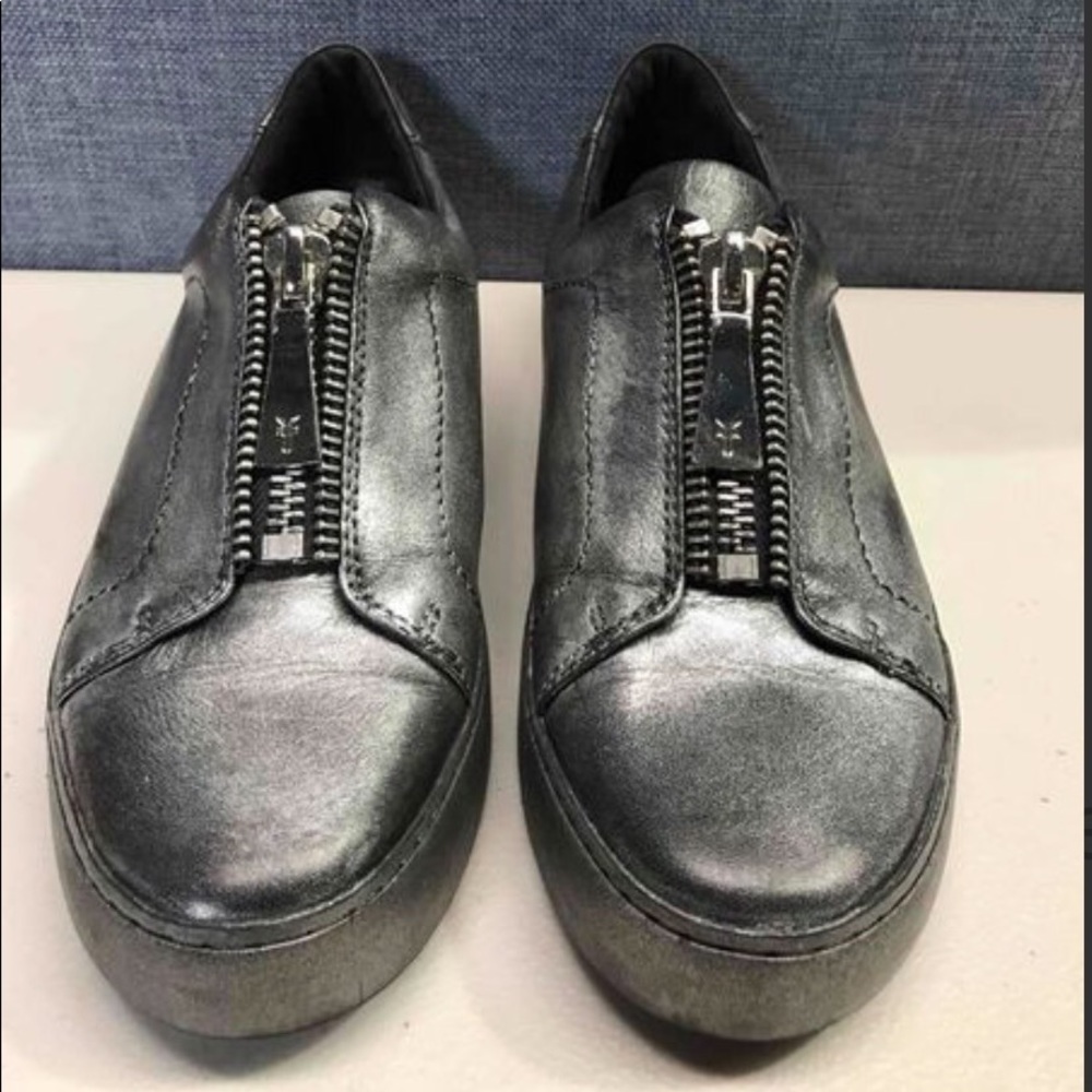 Frye Women's Silver Sneakers Shoes Size 7.5M